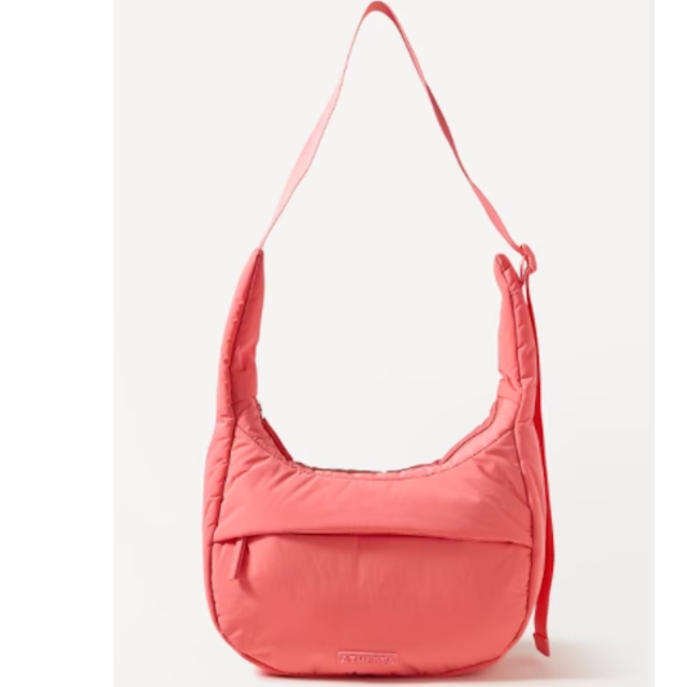 Athleta SMALL Mimosa Pink All About Crossbody Hobo Bag - Picture 2 of 3